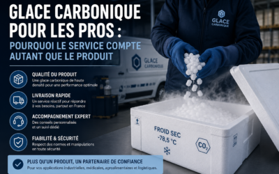 Glace carbonique pour les pros : pourquoi le service compte autant que le produit